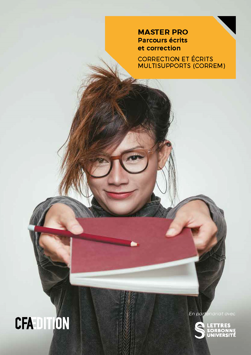 Master 2 PRO CORREM — Métiers de l’écrit et de la correction
